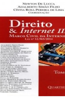 Internet & Direito - aspectos jurídicos relevantes - Vol III (co-autor. Coordenação de Newton De Lucca), 2015

Neste livro coletivo, Tarcisio Teixeira escreve sobre a “responsabilidade civil na internet - a livre iniciativa e a defesa do consumidor”....